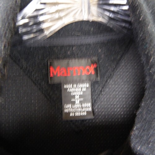 Marmot Soft Shell Jacket Mens Medium Black Full Zip Long Sleeve Cycling Hiking - Picture 2 of 14