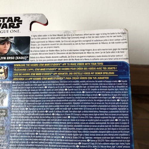 Star Wars Rogue One - Sergeant Jyn Erso (Eadu) Action Figure - New - Picture 11 of 13