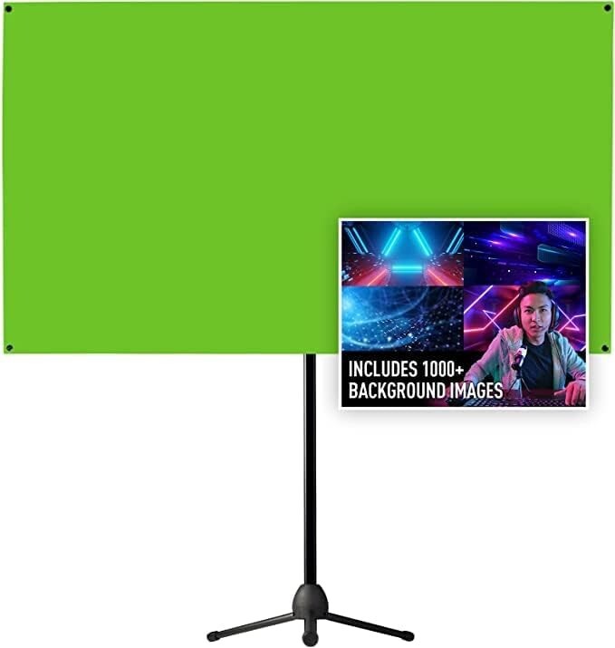 Valera 70" Portable Green Screen with Tripod & Wall Mount Ultra