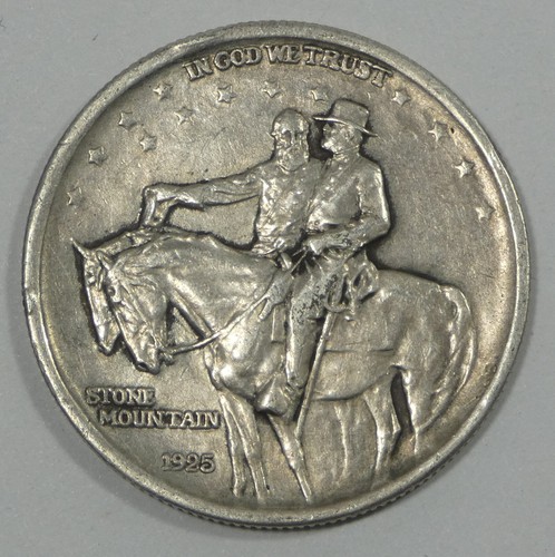 1925 Stone Mountain Memorial Silver Commemorative Half Dollar EXTRA FINE