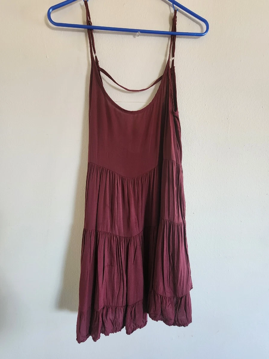 Brandy melville store maroon dress