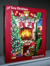 VERMONT CHRISTMAS CO - COZY CHRISTMAS - 550 PC - COMPLETE SEE SHIP SAVINGS