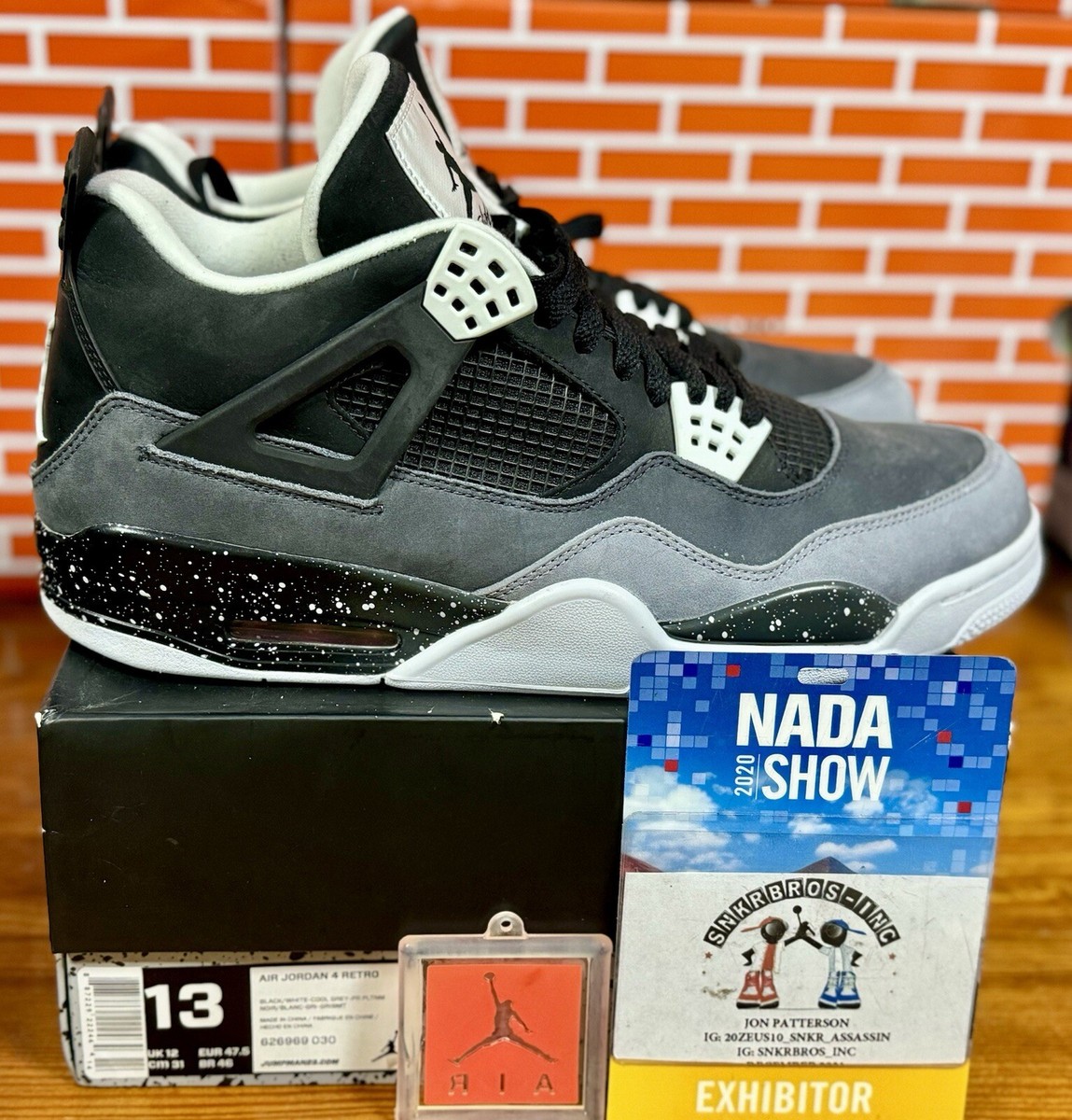 😱Size 13 - Jordan 4 Retro Fear 2013😱 887229222464| eBay