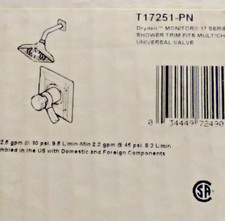 Delta T17251-PN Dryden Shower Faucet Trim Kit Polished Nickel