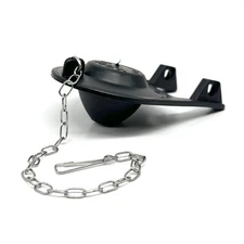 Korky 2" Toilet Tank Flapper Model 54 Black Rubber, Made in USA