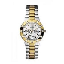 Nuevo Auténtico Reloj Pulsera Guess U0027L2 Alto Brillo Deportivo Cristales Dos Tonos