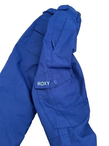 Roxy Backyard Insulated Snowboard Pant Girls Mazarine Blue Size 10 Medium - Picture 2 of 9