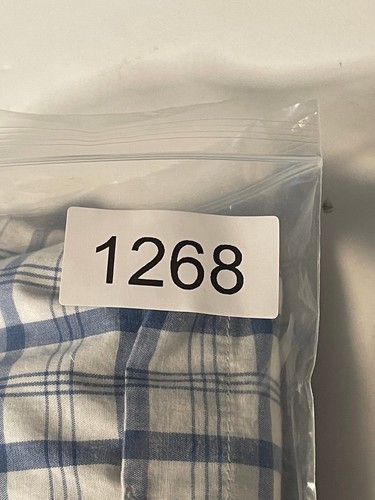 Sonoma dress shirt mens large long sleeve collar button up striped blue white - Picture 10 of 10
