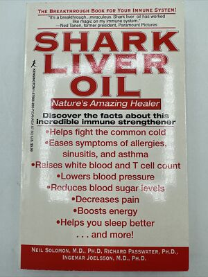 #ad #ad Shark Liver Oil Paperback 3rd Printing 1997 Rare $19.95