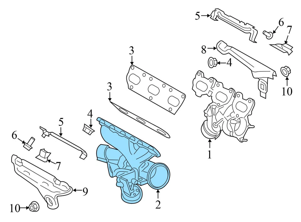 Porsche Macan 2015-2017 3,0 L - turbocompresor izquierdo 94612302631 Foto 4 de 4