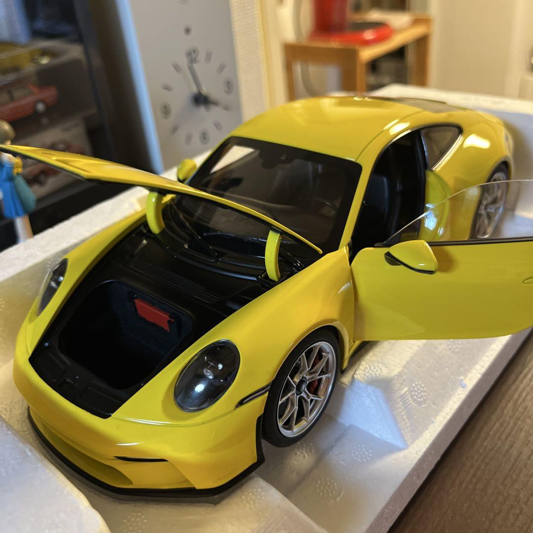 ミニカー Norev 1/18 Porsche 911 GT3 2021 Yellow 1/18 Norev 2021 Porsche 911 992 GT3 (Yellow) Diecast Car