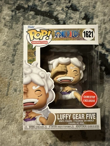Funko Pop Animation One Piece #1621 Luffy Gear Five Figure Gamestop Exclusive