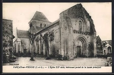 CPA Parcay-sur-Vienne, L´Eglise XIIe siécle 