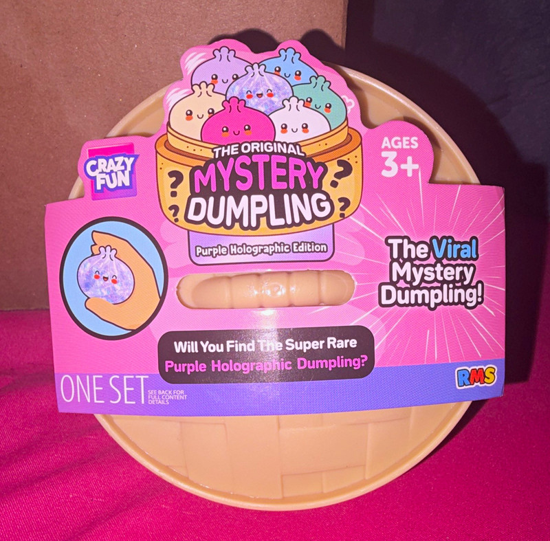 Crazy Fun Mystery Dumpling Purple Holographic Blind Pack Figure Unopened 3+