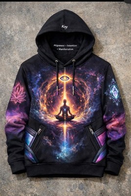 Create what lasts. The Ascension Manifest Hoodie   Cosmic Alignment Edition