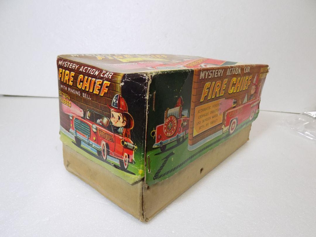 Nomura Toys • Shinkosha? Double name electric FIRE CHIEF CAR