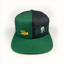 Vintage Dekalb Seeds Hat K-Products Snapback Split Panel Farm Cap MADE IN USA