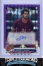 2023-24 Topps Chrome Jarrett Allen Autograph Auto Purple Geometric Refractor AB9