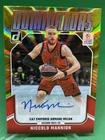 Niccolo Mannion 2024-25 Donruss EuroLeague Dominators Gold Laser Auto 2/10