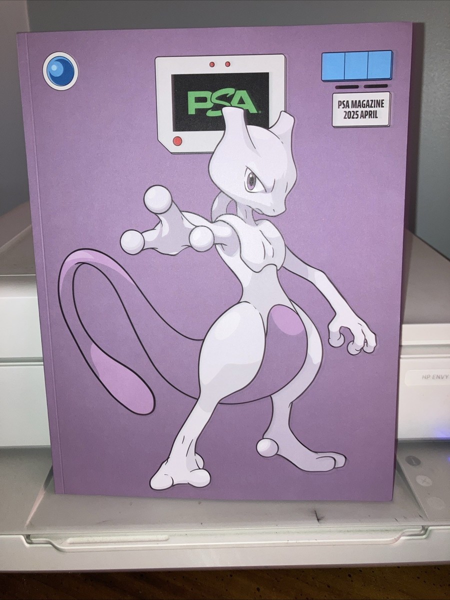 PSA Magazine April 2025 Pokemon Mewtwo TCG Purple Cover | eBay