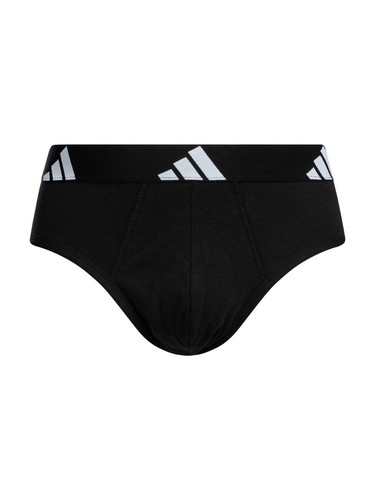 Adidas Men's 3 Pack Active Flex Cotton Briefs, Black - Picture 2 of 6