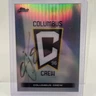 Daniel Gazdag Signed 2024 Topps Finest MLS Soccer Columbus Crew Team Logo #TL-7