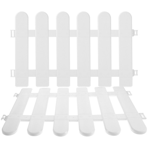 White Fence Campus Fences Decorative Garden Border Plastic for Decoration - Picture 9 of 12