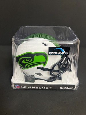 Seattle Seahawks NFL Lunar Eclipse Speed Mini Helmet Unsigned RARE! Limited!