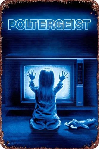 Poltergeist Vintage Movie Poster Tin Metal Signs Home Décor 8x12