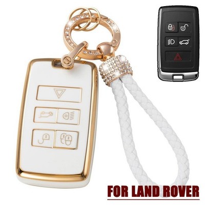 TPU Car Key Case Cover For Land Rover Range Rover Sport Evoque Velar Discovery 5