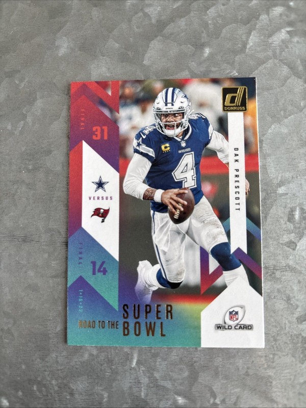 2023 Panini Donruss Football DAK PRESCOTT Road Superbowl #RTSBW-DP Cowboys