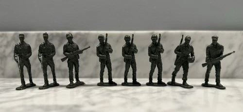 WW2 Vintage US (1950s) + German, Japanese US Soldiers-Louis Marx/MPC/BMC (1970s)