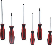 KS Tools 159.0010 Ergotorqueplus Schraubendreher-Satz, 6-Tlg Schlitz, PH