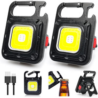 SchlüSselanhäNger Arbeitsleuchte 2Er Set Mini Led Taschenlampe 7 Leuchtmodi