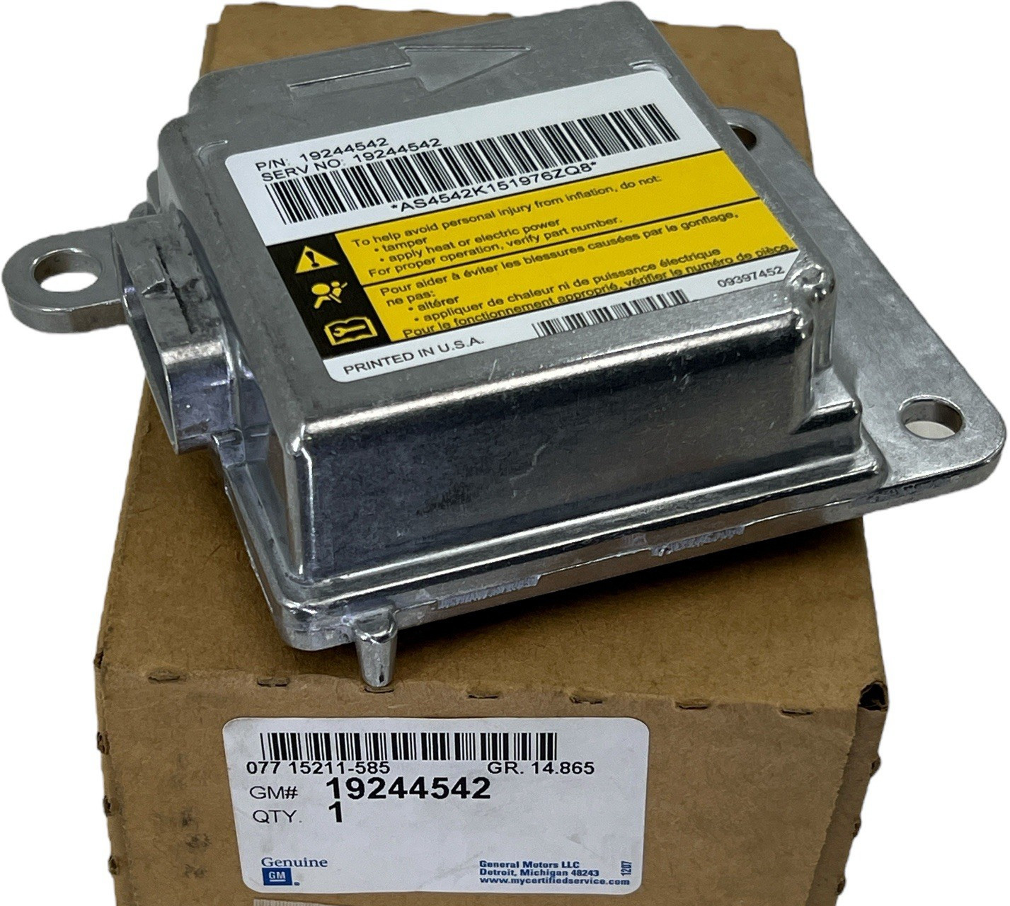 OEM GM 19244542 2000-2002 Saturn Sc1, Sc2, Sl Base, Sw2 Diagnostic Unit NOS
