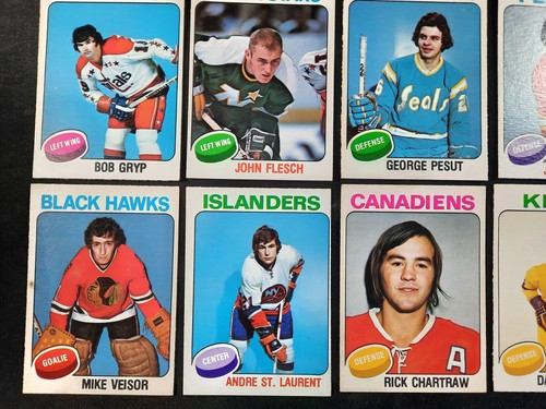 LOT X 29~1975-76 O-Pee-Chee All Rookie Lot~29 Rookie Cards - Picture 4 of 15
