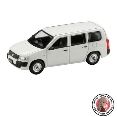 HJ64 1/64 Scale Toyota Probox Van DX White (Finish Product)