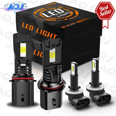 #ad #ad Fit Nissan Altima 1998 2001 LED Headlight High Low Beam Fog Light Combo Kit $35.85