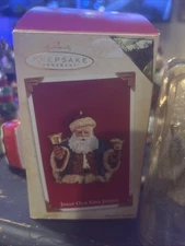 Hallmark Keepsake Ornament "Jolly Old Kris Jingle" Santa Clause With Bells NEW 