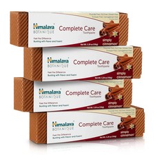 Himalaya Botanique Complete Care Toothpaste Simply Cinnamon 5.29 oz Each 4 Pack