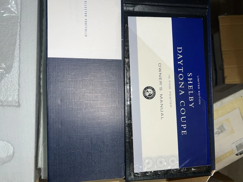 Franklin Mint Limited Edition Shelby Daytona Coupe in Fine Pewter 0257/1000 - Image 4 of 4