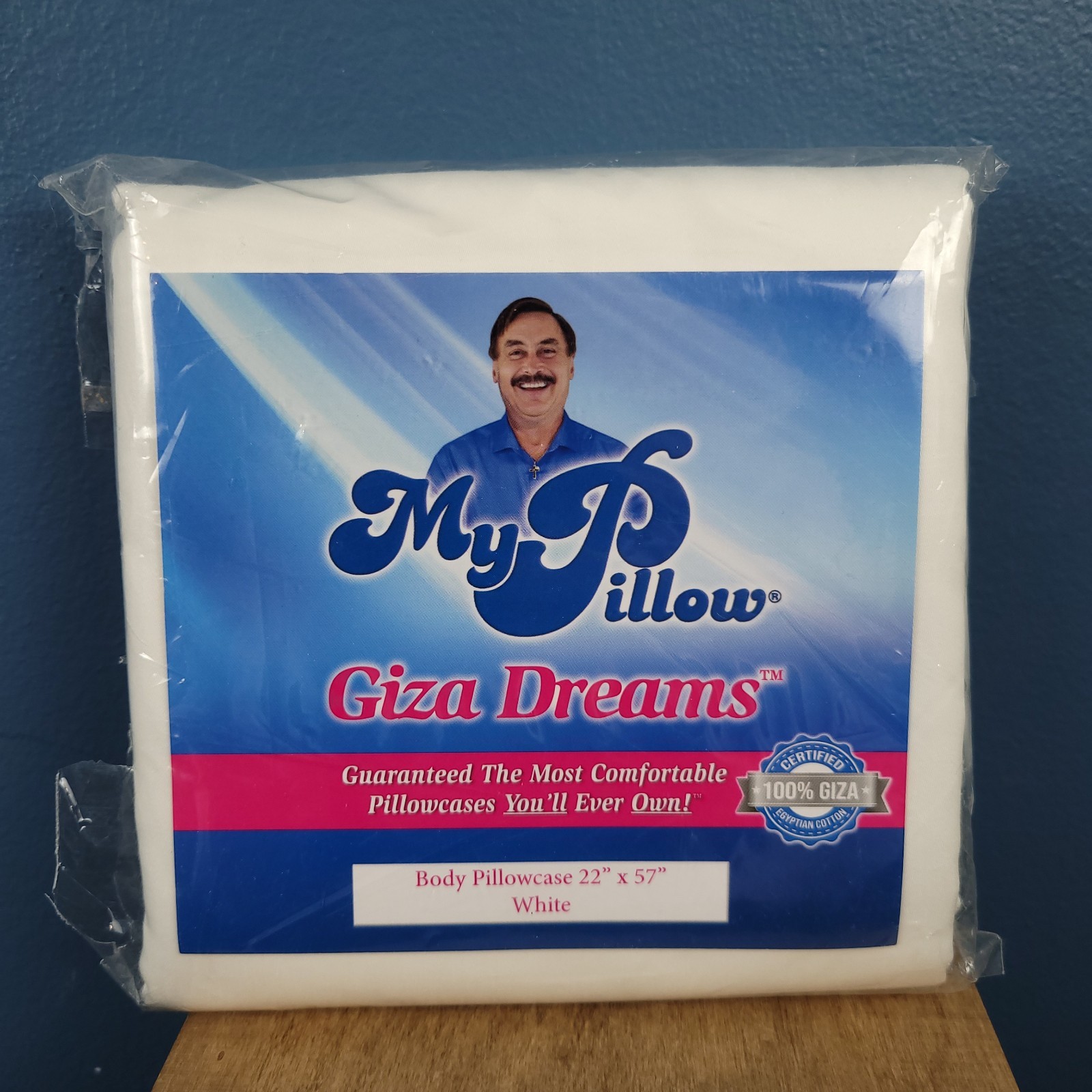 Giza Dreams Body Pillowcase 22&rdquo; X 57&rdquo; White 100% Egyptia