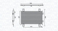 Magneti Marelli Kondensator Klimaanlage 350203895000 FüR Peugeot CitroËN Fiat 2