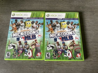 Nicktoons MLB (Microsoft Xbox 360, 2011) Please Read Cartoon Baseball Sports!