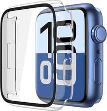 Ultra-Thin Cover for Apple Watch Series 11 46mm - 2-Pack Tempered Glass Case
