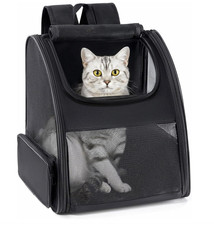 Pet Dog Carrier Backpack Portable Travel Cat Bag Comfort Breathable Mesh Soft