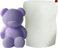1Pc BäR Kerzenform 3D BäRen Silikonform Kerzenform-Kerzensilikonform G