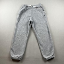 Polo Ralph Lauren Sweatpants Boys 8 Gray Fleece Jogger Fit Pony Logo Sportswear