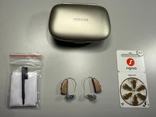 Phonak Audeo Q50-312 Micro RIC hearing aids color Brown Left&Right