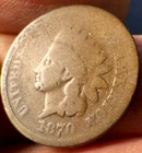 1870 INDIAN HEAD CENT - GOOD CONDITION - BETTER DATE